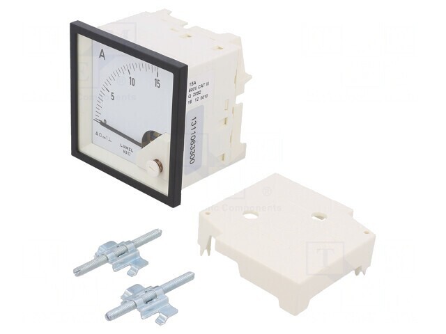 Ampermetru pe Panou 0-15A DC Clasa 1.5 61mm