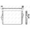 Radiator intercooler Nrf 30250