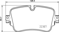 BREMBO P 85 161 PRIME LINE set placute frana,frana disc