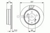 Disc frana SSANGYONG REXTON W (2012 - 2016) BOSCH 0 986 479 665