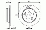 Disc frana SSANGYONG RODIUS (2005 - 2016) BOSCH 0 986 479 665