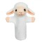 Figurină Teatru De Păpuși, Model Oiță, Culoare Alb, Dimensiune 28 cm, Material Poliester