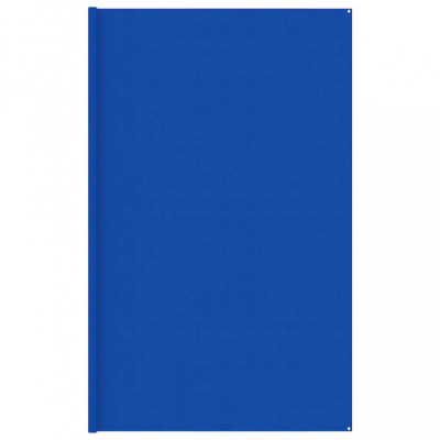Covor pentru cort, albastru, 400x400 cm, HDPE foto