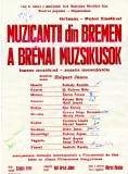 HST A1874 Afiș Casa de Cultură a Sindicatelor Arad Teatrul popular anii 1980