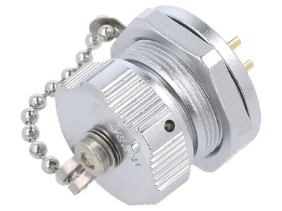 Conector soclu IP67 4 pini aurit foto