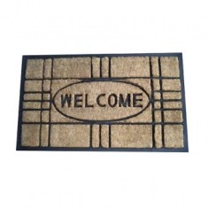 Covoras intrare Strend Pro CC RBC 29, Welcome, 45x75cm, baza cauciucata