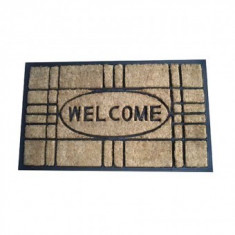 Covoras intrare Strend Pro CC RBC 29, Welcome, 45x75cm, baza cauciucata