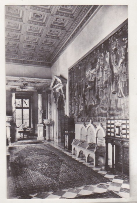bnk cp Sinaia - Muzeul Peles - Sala de marmura - necirculata