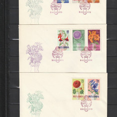 RO - FDC - FLORI DE GRADINA ( LP 581 ) 1964 ( 3 DIN 3 )