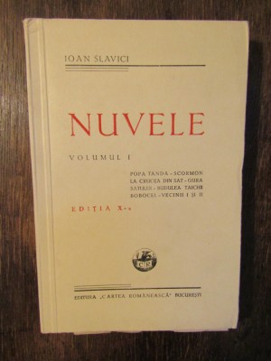 Nuvele (vol. I) - Ioan Slavici foto