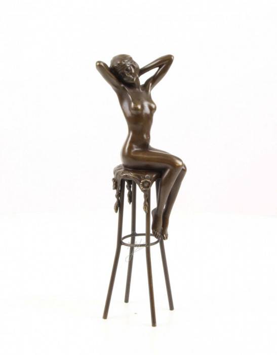 Trezirea -statueta Art Deco din bronz DC-12