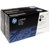 HP Q7553XD Toner Cartridge Dual Pack Black 7.000 pages