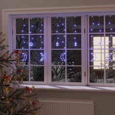 vidaXL Lumini lună și stele, 345 LED-uri, albastru, cu telecomandă 328800