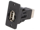 Adaptor USB A la USB B SLIM 2.0 Aurit Plastic