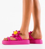 Cumpara ieftin Papuci dama Turenag Fuchsia