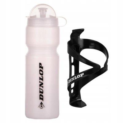 Bidon transparent si suport negru, DUNLOP, capacitate 750ml Cod:A767 foto