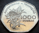Moneda exotica 1000 DOBRAS - SAO TOME &amp; PRINCIPE, anul 1997 *cod 866