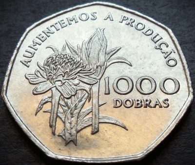 Moneda exotica 1000 DOBRAS - SAO TOME &amp;amp; PRINCIPE, anul 1997 * cod 866 = UNC foto