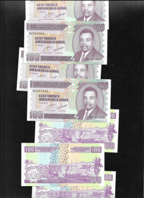Burundi 100 francs 2011 unc pret pe bucata foto