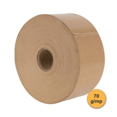 Banda Adeziva Umectibila Din Hartie Kraft, Biodegradabila, 70 Mm X 200 M, 70 G/Mp foto