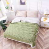 Cumpara ieftin Patura Cocolino cu Blanita, Model Tricotat, Verde - PIT117