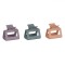 Clame de Păr, Set 3 Bucăți, Multicolor, Mat, Dimensiune 6 cm