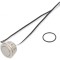 Comutator anti-vandalism Poz 2 SPST-NO 50mA 24VDC IP65 ro?u