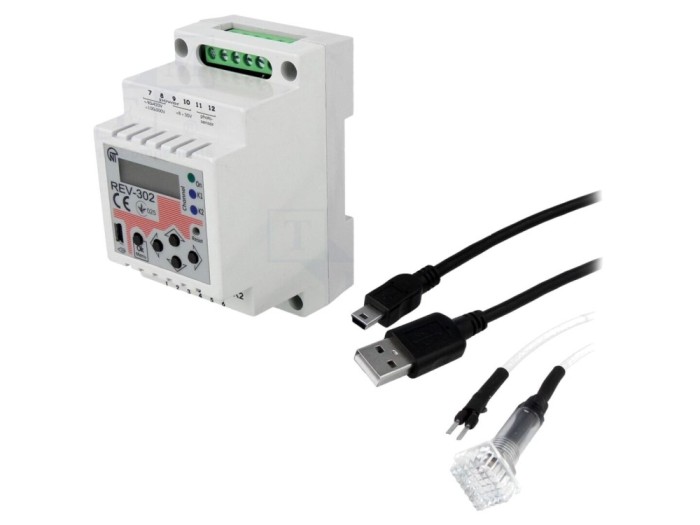 Timer digital 1-1200s DPDT 8-30VDC