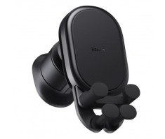 SUPORT AUTO Baseus Stable Gravitational pt. SmartPhone, fixare grila ventilatie, negru &amp;quot;SUWX020001&amp;quot; - 6932172619756 foto