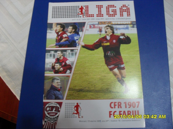 program CFR Cluj - Farul C-ta