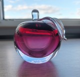 Presse papier, paperweight , cristal vintage Suedia