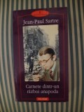 Jean-Paul Sartre Carnete dintr-un razboi anapoda