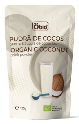 Bautura de cocos pudra bio 125g Obio foto