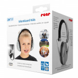 Casti antifonice pentru copii, ofera protectie auditiva, SNR 27, 5+ ani, gri, Reer SilentGuard Kids 53271 Children SafetyCare