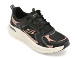 Pantofi sport SKECHERS negri, 150332, din material textil