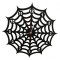 Ceas de perete metalic Krodesign Spider, diametru 50 cm, negru