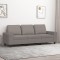 Gossi canapea cu 3 locuri, taupe, 180 cm, material textil