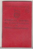 bnk div Consiliul Central al sindicatelor RPR 1961 - carnet de membru - timbre