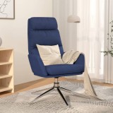 VidaXL Scaun de relaxare, albastru, material textil