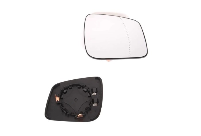 Geam oglinda Mercedes Clasa A (W169), 05.2008-05.2008, Clasa B (W245), 05.2005-2008, Dreapta, Crom, Cu incalzire, Asferica, BestAutoVest 5006553E