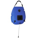 VidaXL Sac de duș de camping, albastru, 20 L, PVC