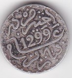 Maroc 1 dirham 1299 (1882) Moulay al-Hasan I, Africa, Argint