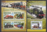 Cumpara ieftin Guinea-Bissau 2016 - LOCOMOTIVE - BL + KB - MNH, Nestampilat