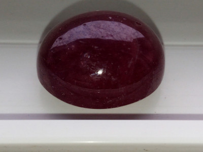 Rubin natural caboson 55 ct foto