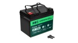 Baterie fără &icirc;ntreținere Green Cell Cube AGM VRLA IP54 12V 33Ah pentru mașini de tuns iarba, scutere, bărci și scaune cu rotile