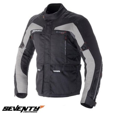 Geaca (jacheta) barbati pentru scuter - motocicleta Touring Seventy vara/iarna model SD-JT41 culoare: negru/gri Negru/gri S foto