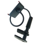 Suport de birou Esperanza Almada pentru smartphone si tableta, lungime brat mobil 70 cm Negru