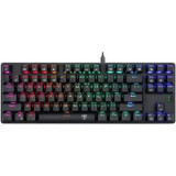 Cumpara ieftin Tastatura Gaming T-Dagger Bora Black Rainbow Mecanica Blue Switch