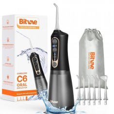 Irigator Bucal Bitvae C6, Negru Auriu