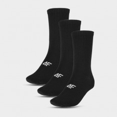 Șosete casual peste gleznă (3-pack) pentru femei - negre